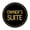 Black Gold, variant on Signs ByLITA Circle Owner?s Suite Sign (Brushed Silver) - Small