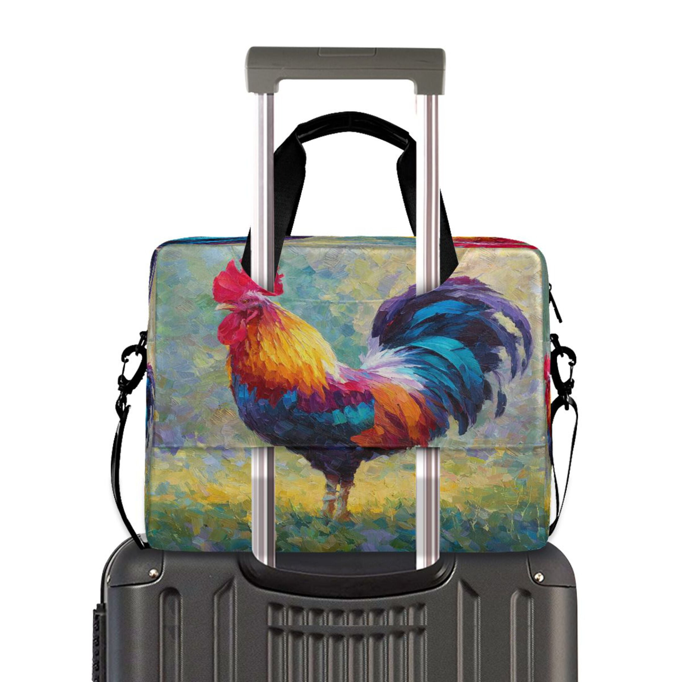 Laptop Bag Laptop Briefcase 15.7 x 3 x 11.8 Inches Laptop Bag Briefcases Laptop Storage Travel Laptop Bag Work Laptop Bag Beautiful Rooster