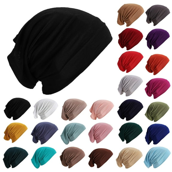 Baberdicy Pre-Tied Head Scarf – Chemo Turban, Bamboo Fiber, Ultra-Soft | Sleep, Hospital, Hijab Base | , One Size,A Fits All – Gift Ready
