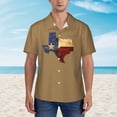 thumbnail image 3 of Squirrel House Mens Hawaiian Shirt Short Sleeve Casual Button Up Tropical Summer Beach Shirt, 3 of 9