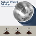 thumbnail image 6 of Coffee Grinder Electric for Home Use: Small Spice Grinder Electric Fine Powder,Multifunctional Coffee Bean Grinder Fine Grinding,Pet Food Grinder,110V,500ML/17oz (Blue), 6 of 7