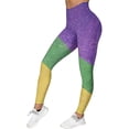 thumbnail image 2 of Aoiroe Butt Lifting Leggings for Women,Running Tights Women Gym Athletic Pants Gym Shark Curvy Womens Leggings Tummy Control - Buttery Soft - Stretchy Work Out Leggings Green L, 2 of 6