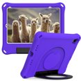 thumbnail image 6 of Case for iPad Mini 6th Generation 2021 (8.3 inch), Allytech Slim Kidsproof Foldable Handle Viewing Stand Durable Skid-Proof EVA Protective Case for Apple iPad Mini 6 2021(A2567/A2568/A2569), Purple, 6 of 6