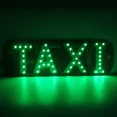thumbnail image 3 of Double Couleur Taxi LED Signe Décor, 2 Couleur Changeable Taxi LED Lumière avec USB (Rouge et Vert), 3 of 5