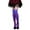 Purple, variant on Halloween Stockings for Women Knee High Socks Gothic Fishnet Tights With Lip Print Party Hosiery Comfortable Stretchable Fashionable