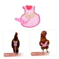 thumbnail image 5 of LULULION Chicken Costumes Hens For Outdoor Walks Pink Polyester 1Pcs, 5 of 8