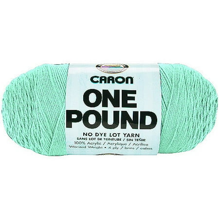 Caron Natura Yarn 16 Ounce/812 Yard, Pale Green, Single Ball