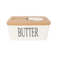 thumbnail image 1 of CSChome Ceramic Butter Dish Ceramic Butter Dish with Lid, Multipurpose Large Capacity Butter Keeper, Easy to Clean, 1 of 5