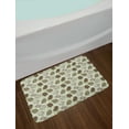 thumbnail image 2 of Pine Cone Bath Mat, Forest Conifers Greenland Foliage Spruce Tree Woodland Style Botany, Plush Bathroom Decor Mat with Non Slip Backing, 29.5" X 17.5", Fern Green Brown Taupe, by Ambesonne, 2 of 2