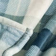 thumbnail image 5 of Better Homes & Gardens Printed Velvet Plush Super Soft Throw Blanket, Oversized, Reggie Teal Plaid, 5 of 9