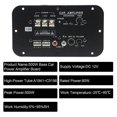 thumbnail image 3 of Car Subwoofer Amplifier Board, 500W Subwoofer High Power HiFi Bass Amplifier Board DC 12V, 3 of 5