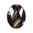 thumbnail image 1 of Set de corbatas Barry.Wang Silk 150 cm con gemelos dorados, 1 of 5