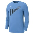 thumbnail image 2 of Men's Nike Light Blue Atlanta Hawks 2024/25 City Edition Essential Logo Long Sleeve T-Shirt, 2 of 3