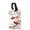 Red Cardinal Birds, variant on Rectangle PU Leather Luggage Tags for Travel Suitcase Baggage 4.05 x 2.83 inches - Red Cardinal Birds