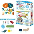 thumbnail image 6 of Buddy & Barney: Bath Time Marble Run - 36pc Set, Different Sized & Colored Pieces, Build A Track & Race The Special Balls Down, Water Toy, Kids Age 3+, 6 of 6