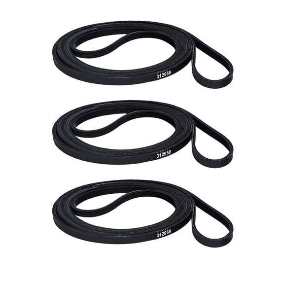Scaroo 312959 Dryer Drum Belt Compatible with Maytag Replaces 312959, 3-PACK