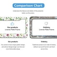 thumbnail image 4 of Watercolor Meadow Flowers and Daisies License Plate Frames for Women Men Car Plate Holder Cover Metal Tag Aluminum Car Accessories Front Rear Plate Decor, 4 of 6