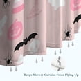 thumbnail image 6 of Halloween Ghosts Pumpkins and Bats Shower Curtain 84"x72" ,Bathroom Decorative Shower Curtains Set with 12 Hooks,Modern Waterproof Washable Shower Curtain, 6 of 6
