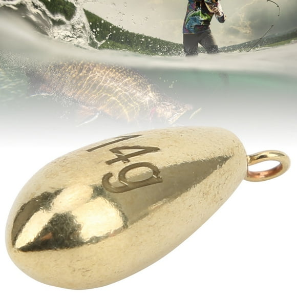 Gold Rotation Fishing Weight, Rotation Anti-aging Fishing Weights Sinkers, Alloy Copper for Fishing Equipment Fishing Tackle Fishing Lover Sea/ Fishing 14g