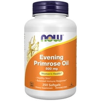 NOW Supplements, Evening Primrose Oil 500 mg with Naturally Occurring GLA, 250 Softgels
