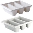 thumbnail image 1 of Fentes à Chaussures, Organisateur de Chaussures 2 Pcs Boîte de Rangement Verticale en Plastique à Trois Compartiments, 1 of 5