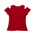 thumbnail image 2 of Baby Girls & Toddler Girls Solid Short Sleeve T-Shirts, Sizes 9M-2T, 2 of 9