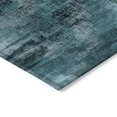 thumbnail image 4 of Addison Rugs Chantille Indoor/Outdoor Transitional Lines Teal Washable Round Rug, 8' x 8', 4 of 6