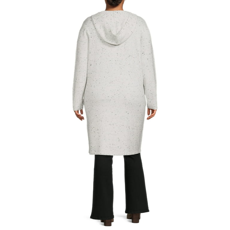 Plus size hooded duster discount