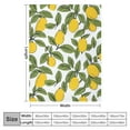 thumbnail image 4 of HENGT Love Those Lemons Throw Blankets: Soft Plush Accent for Sofa Couch Chair Bed Dorm or Travel, 4 of 6
