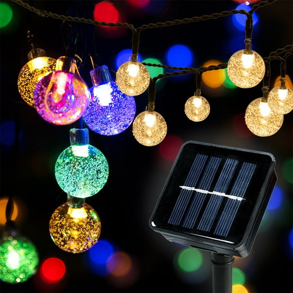 Lanternes de couleur solaire Jardin Court Court Courte LED Camping Steel Light Bubble Ball Ball Lights 2.3 Four Color Bubble Ball 100 LICTES