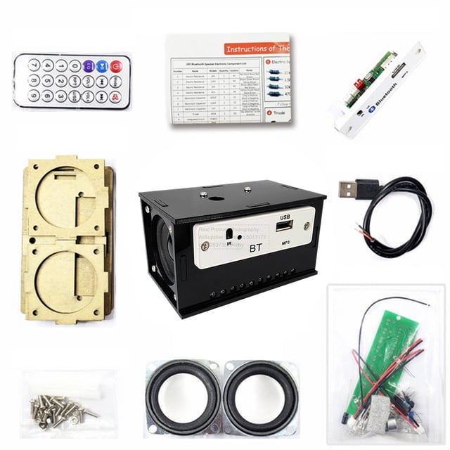 Kit Caja Altavoz BT DIY Electrónico para Práctica Proyectos Electrónicos