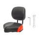 thumbnail image 1 of Cojín para asiento trasero de bicicleta, respaldo ajustable, ergonómico para viajes Rojo, 1 of 9