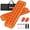 Orange, variant on Nilight Recovery Off-road Traction Boards Emergency Tire Ladder Mats For 4WD 4X4 Mud Sand Snow with 2PCS Mounting kit Zipper Bag 2 leashes (Black)