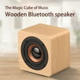 thumbnail image 4 of Bwiyojiz Portable Bookshelf Wooden Bluetooth Mini Speaker Subwoofer Stereo Card, Built-in Lithium Battery, Housewarming Gifts, 4 of 6
