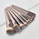 thumbnail image 1 of Juego de 10 brochas de maquillaje para sombra de ojos, brochas cosméticas, herramientas de belleza (champán A) Likrtyny Cuidado Belleza, 1 of 3