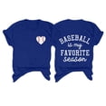 thumbnail image 2 of Tittly T Shirts for Women Graphic Tees Women's Baseball Is My Favorite Season Baseball T Shirt Top Tshirts Shirts Tops for Women Trendy Blue S, 2 of 5