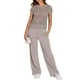 thumbnail image 2 of Suéter de dos piezas ANRABESS para mujer, pantalones anchos, 2 of 9