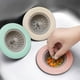 thumbnail image 3 of Coladores de fregadero rosa, colador de fregadero de cocina, filtro de alcantarillado antiobstrucción de malla de silicona, coladores de drenaje de silicona, adecuados para, 3 of 5