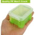 Small Plastic Box, Stackable Mini Plastic Storage Box with Lid, Clear