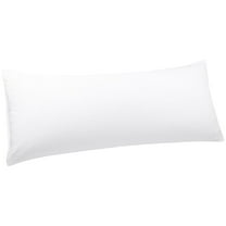 Unique Bargains Envelope Closure Washed Microfiber Body Pillowcases White 20"x54"