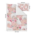 thumbnail image 5 of Great Pyrenees Dog and Flower Duvet Cover and Pillowcase Set for Single Bedding, Bedroom Accessories for Kids Teens, 5 of 5