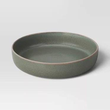 Stoneware Tilley Dinner Bowl Olive Green