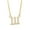 111-Gold, variant on Cubic Zirconia Angel Number 111 Necklace for Women Pendant Choker Chain Numerology Hip Hop Jewelry Gold