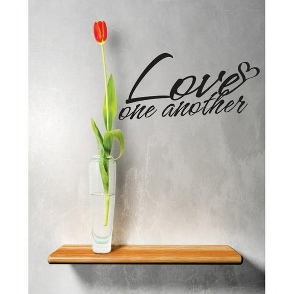 Vinyl Wall Decal Sticker : Love On Another Image Quote   Bedroom Bathroom Living Room Picture Art Peel & Stick Mural Size: 20 Inches X 40 Inches - 22 Colors Available
