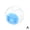 blue, variant on NOVELAR Colorful Hamster Running Ball, 3.9 Inch Lightweight Plastic, Encourages Healthy Exercise, Fun Activity Toy for Pet Rodents