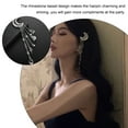 thumbnail image 3 of Miangastore 2pcs Rhinestone Tassel Hairpin Hair Barrette Moon Hair Pin Girl Hair Accessory, 3 of 8