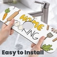 thumbnail image 6 of Kdxio Home Cooking Pattern Non-Slip Diatom Mud Faucet Drain Pad,Self Absorbent Mat for Kitchen Sink for Variety Kitchen & Bathroom Countertops, 6 of 7