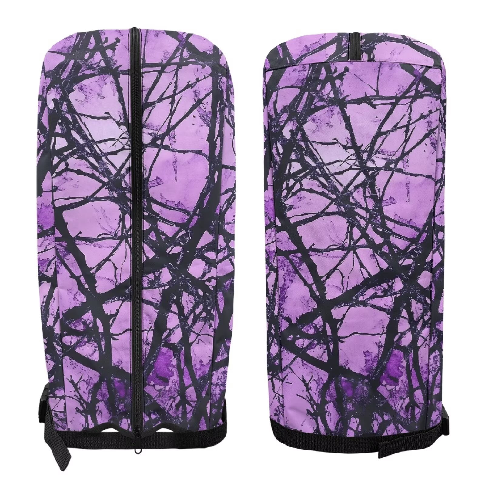 Chririnla Purple Forest Hunting Golf Bag Dust Cover Dust & Sun Protection Umbrella for Clubs with Snap Button Universal Fit for Most Club Bags, Stand Bags, Cart Bags & Tour Bags