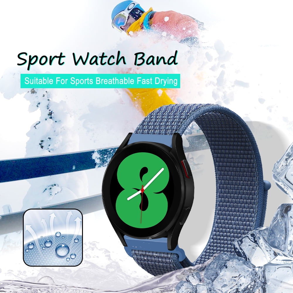  Maxjoy Galaxy Watch 5 Bands/Galaxy Watch 5 Pro Band 45mm 44mm  40mm/4 40mm 44mm/4 Classic 42mm 46mm/ 3 41mm, 20mm Nylon Strap Compatible  with Samsung Galaxy Watch 5 4 3 40mm