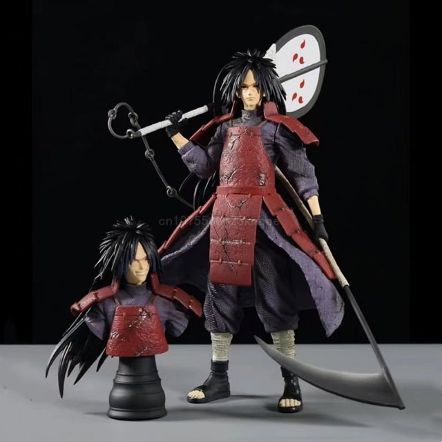 Figuras de Uchiha Madara, figura de anime de Naruto, figura de Senju Hashirama de 27 cm, modelo de PVC Manga GK, colección, adorno de escritorio, regalo para niños